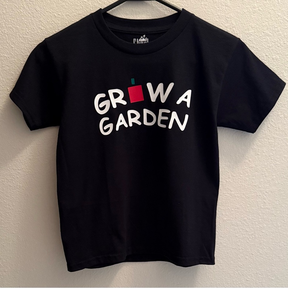 Grow a Garden Kids Black T-Shirt